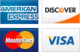 We accept American Express, Discover, MasterCard and Visa.